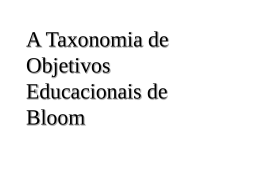 taxonomia Bloom Arquivo