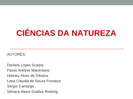 Ciências da Natureza - Observatório do Ensino Médio