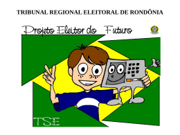 Slide de Apresentação do Programa - apps.tre-ro.jus.br
