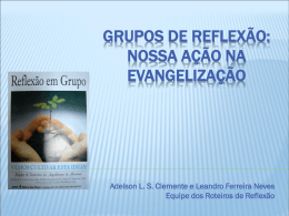 Grupos de Reflexão - Arquidiocese de Mariana