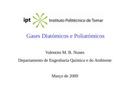 Gases Diatómicos e Poliatómicos