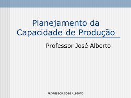 capacidade de produção