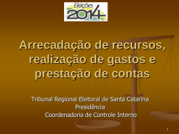 Inovação - Tribunal Regional Eleitoral de Santa Catarina