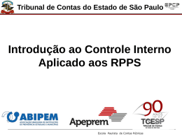 Introdução ao Controle Interno - Dr. Paulo Massaru