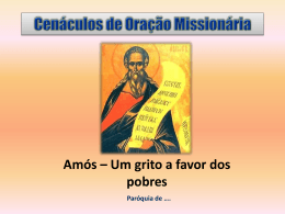 COMJulho2012Amos - Missionários Combonianos