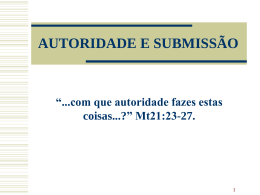 AUTORIDADE E SUBMISSÃO - portalmanancial.com.br