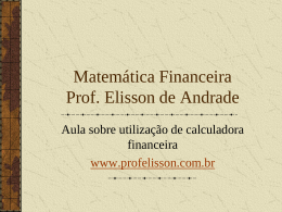 f - Prof. Elisson de Andrade