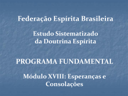 ModuloXVIII_Rot.II - Federação Espírita Brasileira