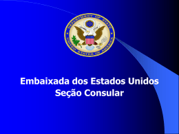 B-1/B-2 - Embaixada Americana