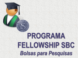 Book Comercial Programa Fellowship SBC