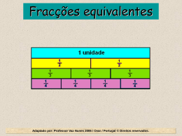 Fracções equivalentes