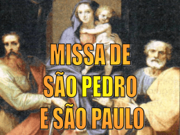 Missa de São Pedro e São Paulo – 2012 – II