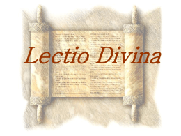 Lectio Divina - Diocese de Braga