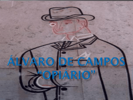 A Poesia de Álvaro de Campos