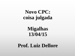 Novo CPC - Luiz Dellore