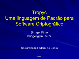 tropyc - Universidade Federal do Ceará