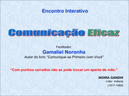 Encontro Interativo A&R - Blog do Gamaliel Noronha