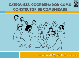 O Catequista-Coordenador como construtor de Comunidade