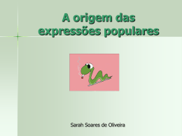 A origem das express..