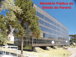 Apresentação II - Ministério Público do Paraná
