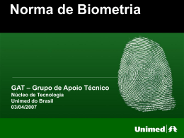 Projeto de Biometria