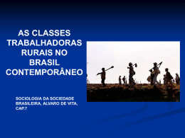as classes trabalhadoras rurais no brasil contemporaneo