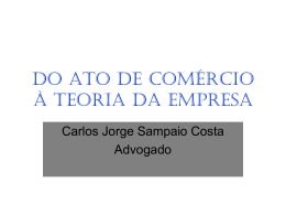 DIREITO EMPRESARIAL - Instituto dos Advogados Brasileiros