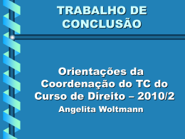 TRABALHO DE CONCLUSÃO II