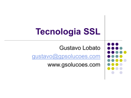A Tecnologia SSL