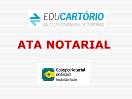 ata notarial - Educartorio.org.br