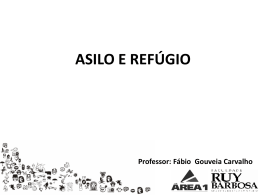 asilo territorial - Ferreira e Carvalho Advogados