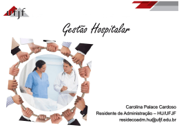 Gestão Hospitalar por Carolina Cardoso
