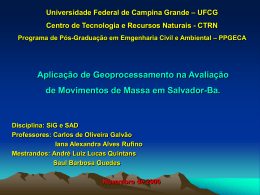 Universidade Federal de Campina Grande – UFCG Programa de