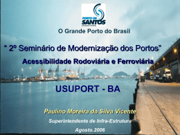 A experiência do Porto de Santos