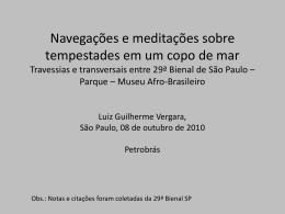 apresentação completa - Petrobras – Fatos e Dados