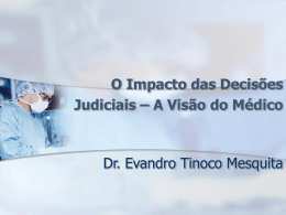 Apresentação Dr. Evandro Tinoco