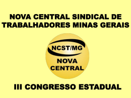 Apresentacao_O_SISTEMA_S - Nova Central Sindical dos