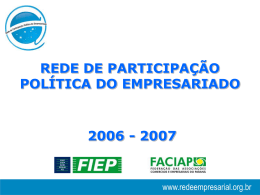 Projeto Político de Desenvolvimento das Cidades do Paraná