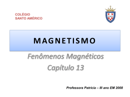 MAGNETISMO - Colégio Santo Américo