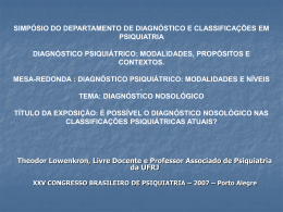 Theodor Lowenkron - Associação Brasileira de Psiquiatria