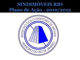 Plano de Ação Sindimóveis Rio 2010