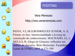 Footing - Vera Menezes