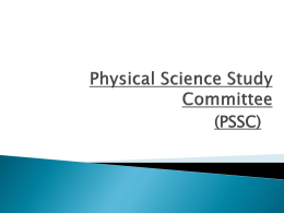 Physical Science Study Committee