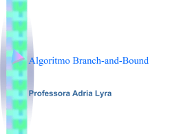 Algoritmo Branch-and