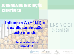 Influenza A (H1N1) e sua disseminação pelo mundo