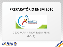 10 - ENEM 2010 - GEO
