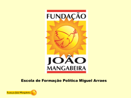 A III Internacional - Fundação João Mangabeira