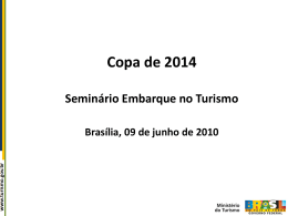 Copa do Mundo - Ministério do Turismo