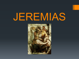 Jeremias e suas quixas