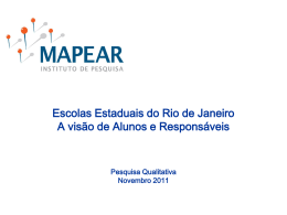 Pesquisa 3 - Governo do Estado do Rio de Janeiro